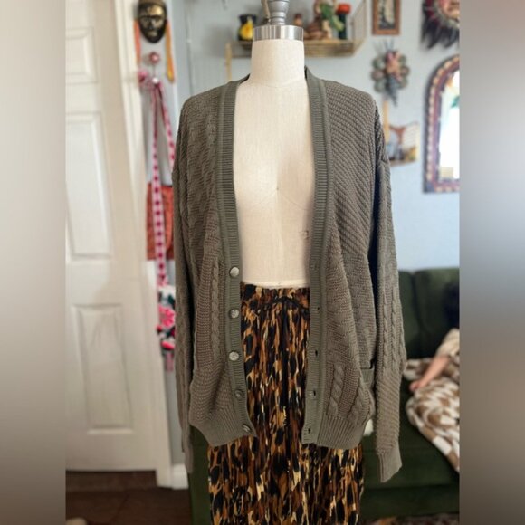 Vintage Liz Claiborne 100% cotton knit cardigan - Picture 7 of 7